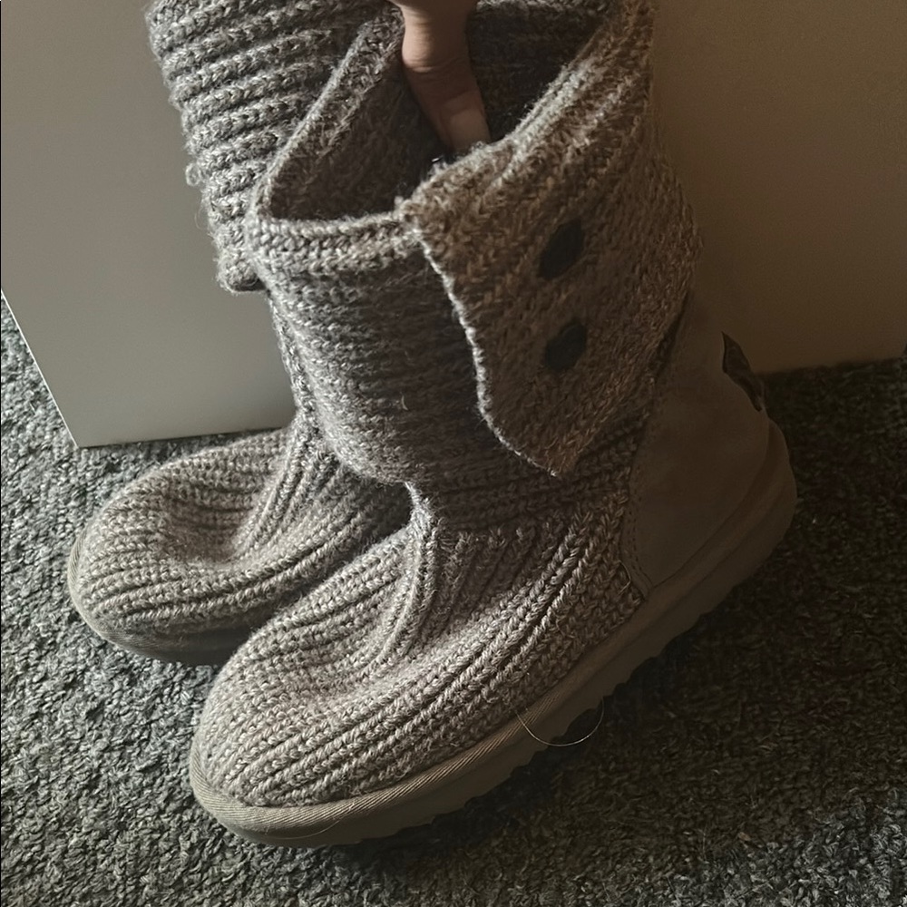 UGG Women's Knit Ankle Boots - Brown